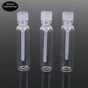 1000pcs/sok 1ml 2ml 3 ml üveg parfümös üveg üveg mini minta üveg, kozmetikai tartály parfüm minta csomagolás