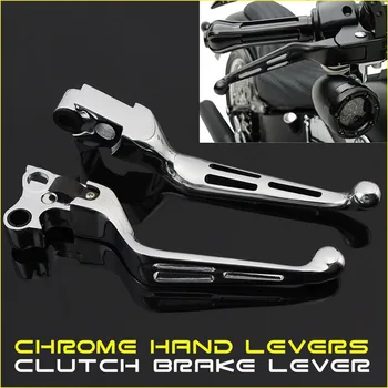 2x Chrome Kéz, Kar Kuplung Fék Kar Harley Sportster XL Glide Softail