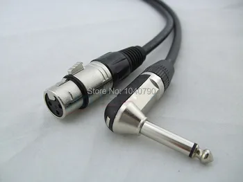 6.5/6.35/6.3 hogy anya sort Canon line mikrofon kábel XLR 3Pin Mikrofon kábel Kábel Tuning decca sárkány vonal 1M 3.2 ft