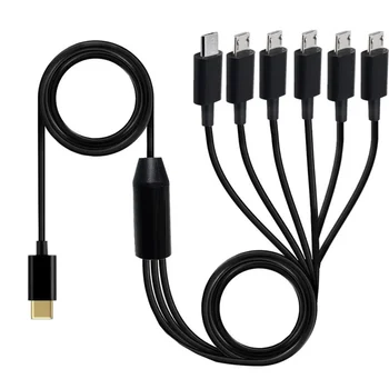 6 Az 1-ben Típus C-Micro USB-Kábel-20W Gyorsan Töltő Adapter Kábel