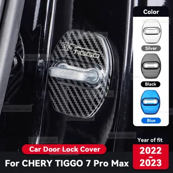 A CHERY TIGGO 7 PRO Max 2022 2023 Autó Zár Védelmét Fedezi rozsdagátló Rozsdamentes Acél Auto Dekorációs Kiegészítők