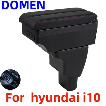 A hyundai i10 Karfa doboz Belső Alkatrészek Autó Központi Tartalom Visszahúzódó Kupa Lyuk, Nagy Tér, kétrétegű USB-DOMEN
