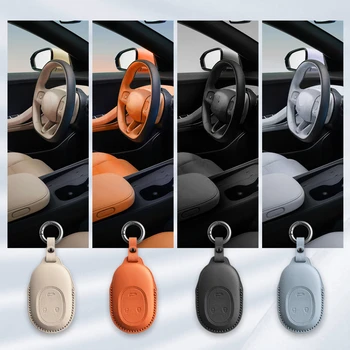 Alkalmas NIO 2023 ES6 ES7 ES8 Bőr Autó Távoli Kulcs burkolata Több Stílus, Színek Elérhető