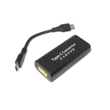 DC Adapter Átalakító Tér USB C Típusú Jack Átalakító Lenovo Laptop Töltő