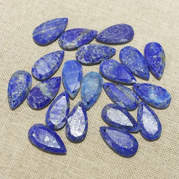 Divat-8pc Természetes lapis lazuli Kő vízcsepp Alakú, Laza Gyöngy jó Minőségű Ékszerek Készítése Karkötő, Nyaklánc, Tartozékok