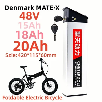 Dánia HAVER.X Összecsukható Elektromos Kerékpár 18650 Csere Akkumulátor 48V 20Ah 52V 20Ah 18ah. pont 15Ah A 2A Gyors Töltő