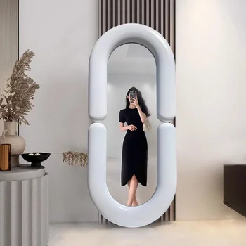 Funky Modern Tükör Dekorációs Elemek Teljes Test Koreai Stílusú Fürdőszoba Luxus Smink Tükör Kozmetikai Spiegel Pálca Haza Termékek