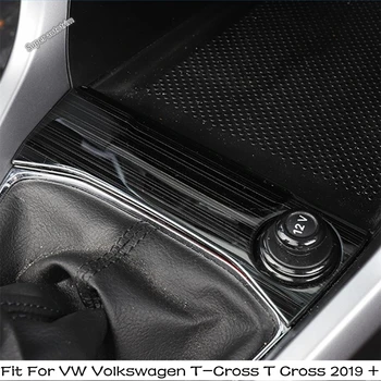 Központ vezérlőegység Panel kiváltó ok Keret Berendezés Fedelét Alkalmas VW Volkswagen T-Cross-T Kereszt 2019 - 2023 Rozsdamentes Acél Tartozékok