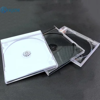 Átlátszó Alsó CD Doboz Üres CD-tok PP Műanyag CD tok CD-tok Kapacitás 1-2 Lemezek